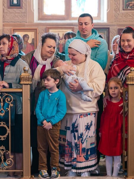 Prezidentin gəlini Pasxa bayramını qeyd etdi - Fotolar