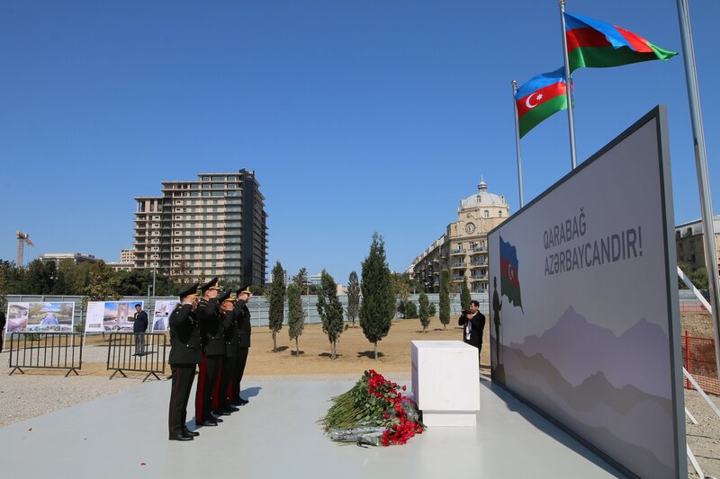 Dövlət Xidmətinin rəhbərliyi anım mərasimlərində iştirak etdi - FOTOLAR