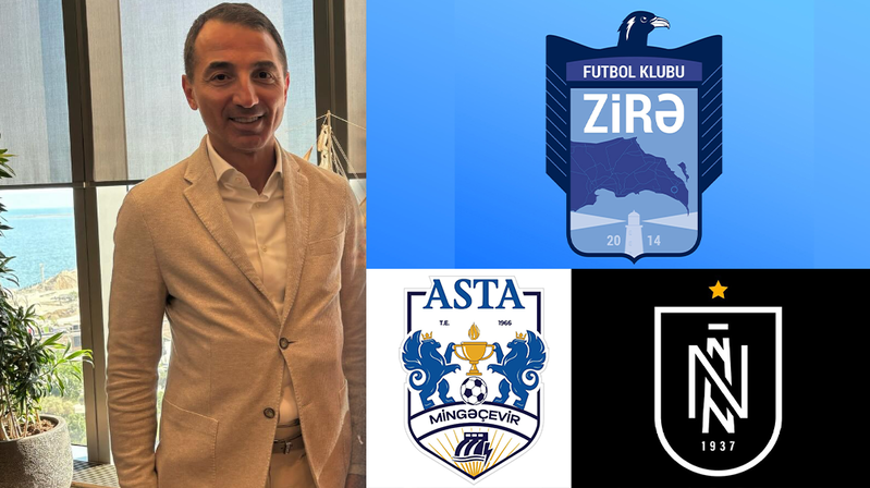 Əhmədzadə ilə əməkdaşlıq edən Azərbaycan klubları