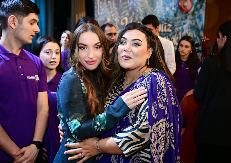 Leyla və Alena Əliyevalar DOST İnklüziv İnkişaf və Yaradıcılıq Mərkəzində - FOTOLAR