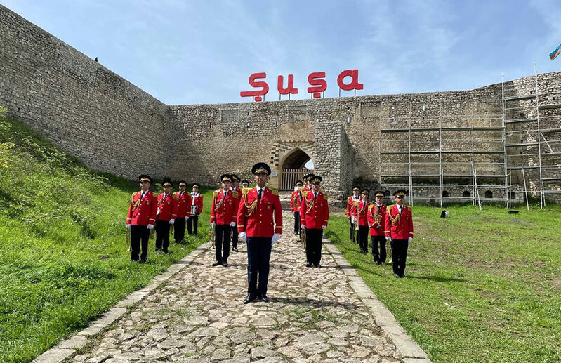 Şuşada Faşizm üzərində Qələbə Günü qeyd olunub - FOTO