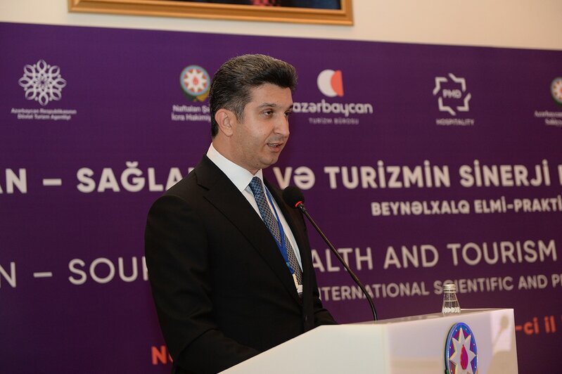Naftalanda sağlamlıq turizmi mövzusunda beynəlxalq elmi konfrans keçirilib - FOTOLAR