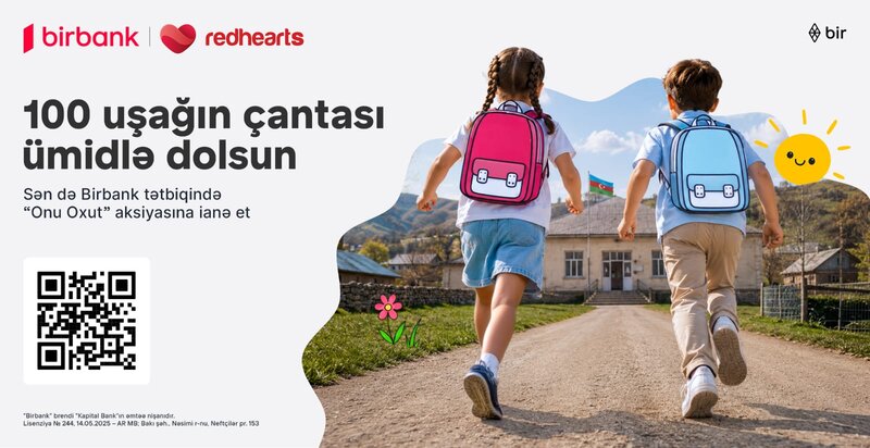 100 şagirdin məktəb çantasını birlikdə hazırlayaq: 