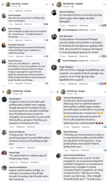 Erməni aktyor Mehriban Əliyevanın paylaşımını şərh etdiyi üçün Ermənistanda tənqid atəşinə tutulub - FOTO