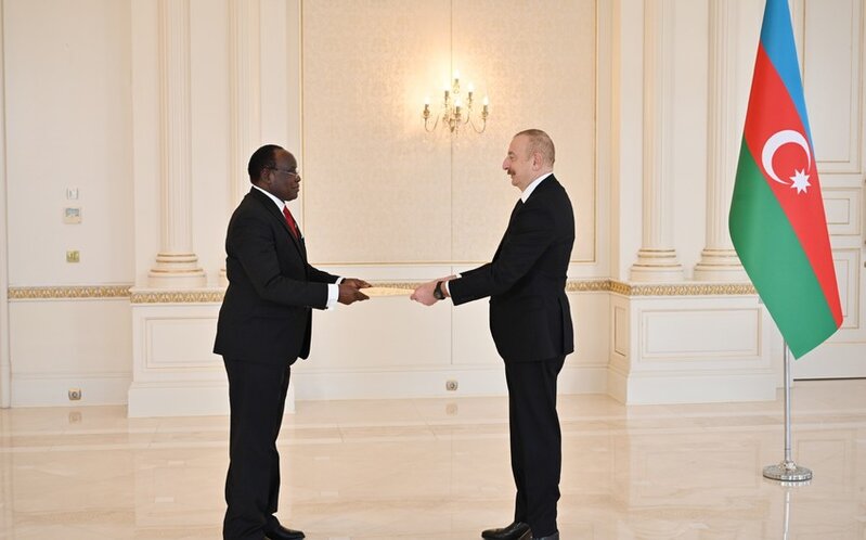 Prezident Namibiya səfirinin etimadnaməsini qəbul etdi - YENİLƏNİB