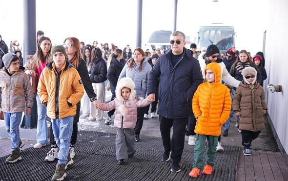 Şəhid əmanətlərinin Novruz tonqalı Şahdağda qalandı - FOTO