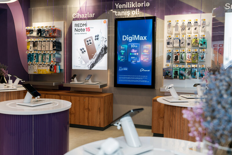 Azercell ilk yeni nəsil diller mağazasını istifadəyə verir - FOTOLAR