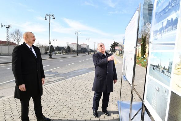 İlham Əliyev Bakıda yeraltı piyada keçidinin açılışında - YENİLƏNİB + FOTO