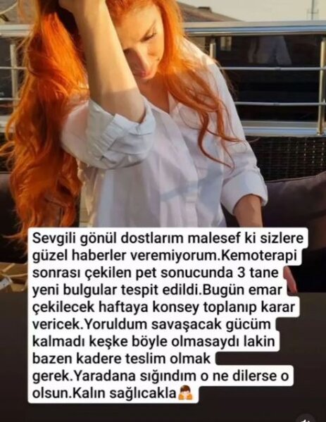 Xərçənglə mübarizə aparan tanınmış müğənnidən kədərli paylaşım - FOTO