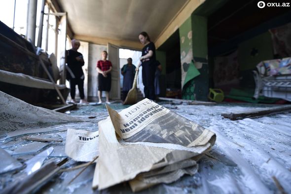 Ermənistan silahlı bölmələrinin Tovuzda dağıtdığı evlər – FOTOREPORTAJ 