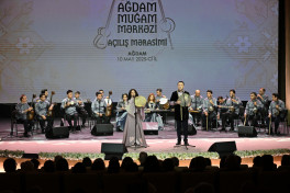 Prezident və xanımı Ağdam Muğam Mərkəzinin açılışını ediblər - FOTOLAR