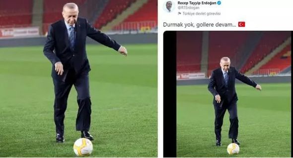 Ərdoğandan maraqlı futbol paylaşımı - FOTO/VİDEO