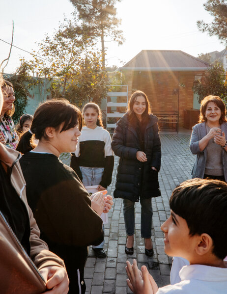 Təmiz Dünya' sığınacağında uşaqlar üçün bayram şənliyi təşkil olunub - FOTOLAR