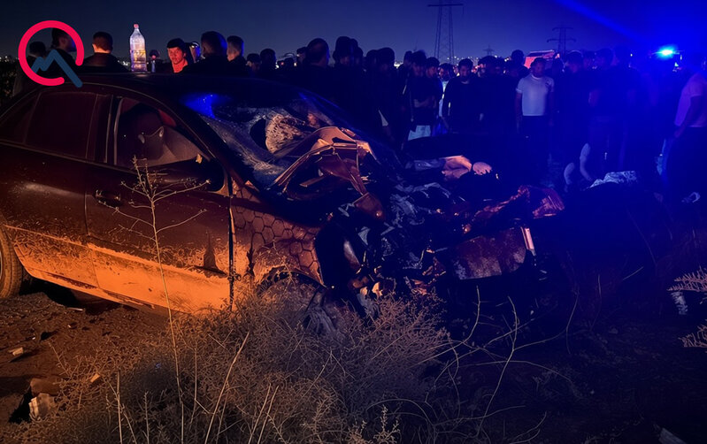 Masazırda motosikletlə avtomobil toqquşdu - Ölənlər var - Foto