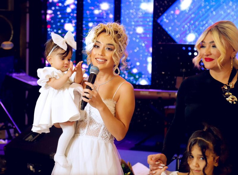 Ülkər Qasımqızı qızına ad günü keçirdi - FOTOLAR