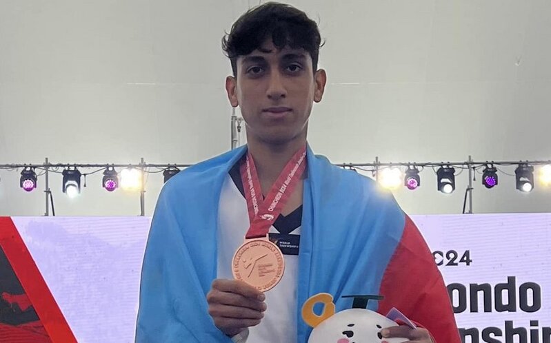 Azərbaycan taekvondoçusu dünya çempionatında bürünc medal qazandı