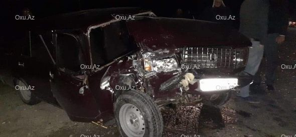 Ağstafada ağır yol qəzası: 5 nəfər yaralanıb - FOTO