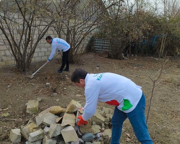 "Könüllülər ili"ndə Azərbaycan gənclərindən xeyirxah təşəbbüs - FOTO