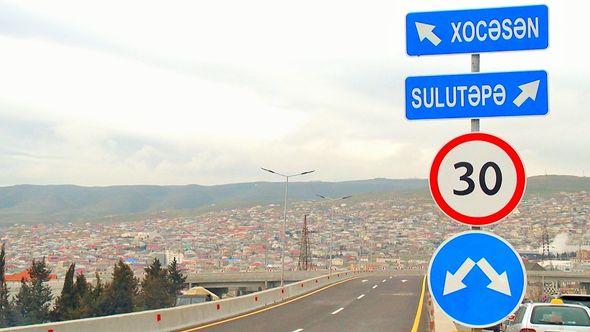 Sulutəpə dairəsində yeni yol qovşağı istifadəyə verildi - FOTO