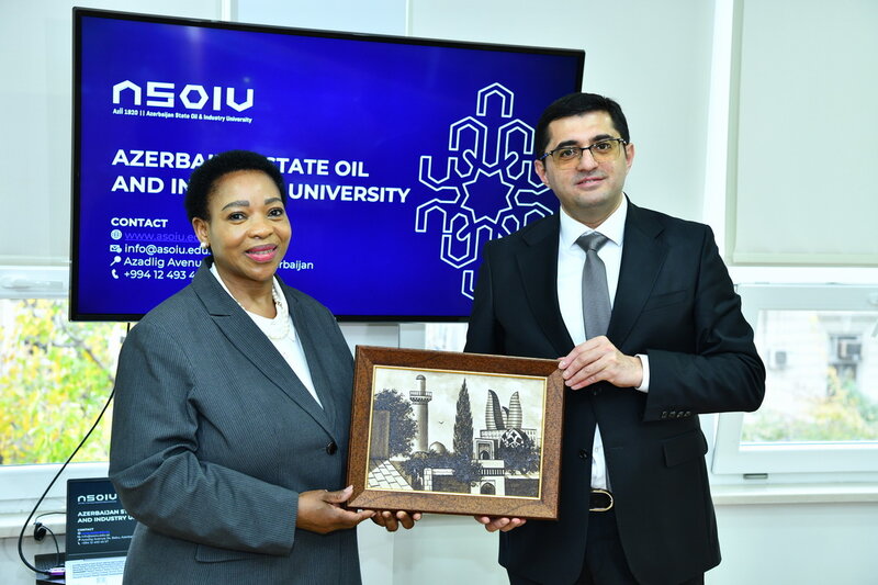 Cənubi Afrika Respublikasının Ali Təhsil və Təlim Nazirliyinin nümayəndə heyəti ADNSU-da - FOTOLAR