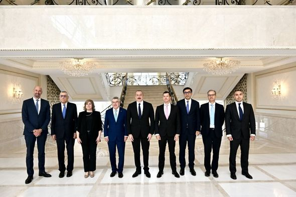 İlham Əliyev Beynəlxalq Olimpiya Komitəsinin prezidentini qəbul etdi - FOTO