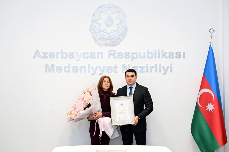 Mədəniyyət xadimlərinə dövlət təltifləri təqdim olundu - FOTOLAR