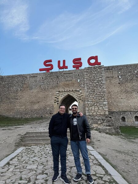 Zamiq ailəsi ilə Şuşada - FOTOLAR