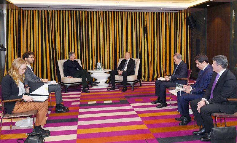 Prezident Münxen Təhlükəsizlik Konfransının sədri ilə görüşdü
