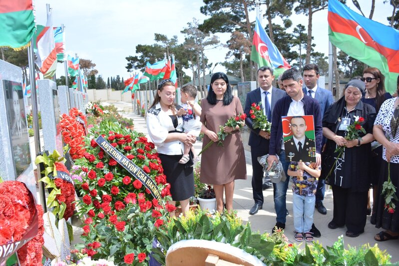 Xırdalanda şəhid və şəhid övladının doğum günləri qeyd olundu - FOTOLAR