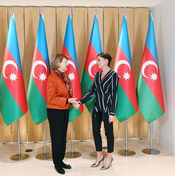 Mehriban Əliyeva Böyük Britaniya Baş nazirinin Azərbaycan üzrə ticarət elçisi ilə görüşüb - FOTO