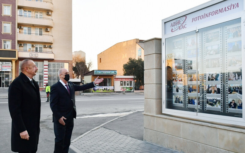 Prezident AZƏRTAC-ın yeni binası ilə tanış oldu - FOTOLAR