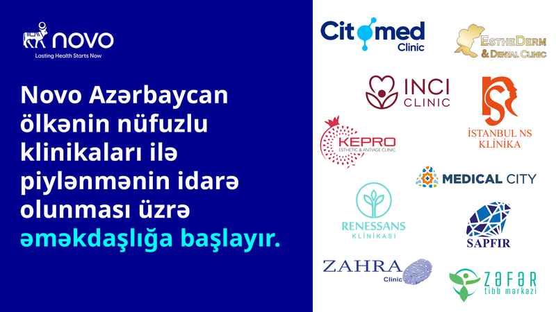 Novo Azərbaycan ölkənin nüfuzlu klinikaları ilə piylənmənin idarə olunması üzrə əməkdaşlığa başlayır