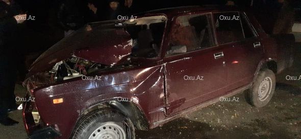 Ağstafada ağır yol qəzası: 5 nəfər yaralanıb - FOTO