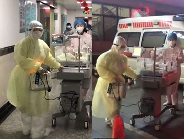 Karantindən sonra ananın yeni doğulan körpə ilə qovuşma anı - FOTO/VİDEO