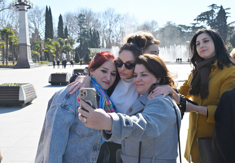 Mehriban Əliyeva Gəncə şəhərinə səfər edib - FOTO