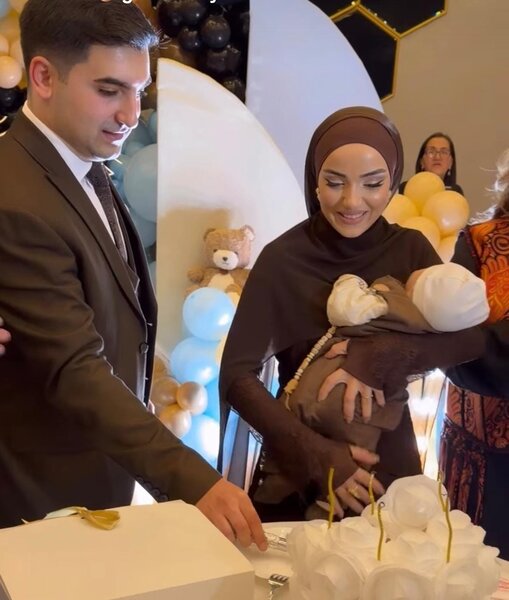 Xalq artisti nəvəsinə məclis etdi - FOTOLAR