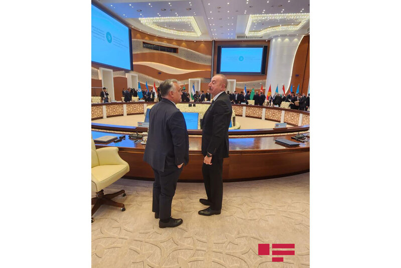 Türk liderlərin Səmərqənddə keçirilən Zirvə Görüşündən maraqlı anlar - FOTOLAR