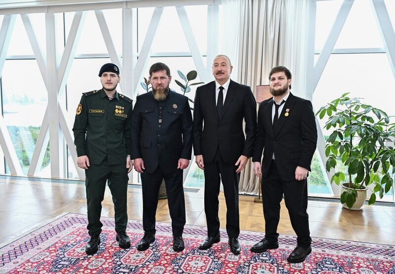 Prezident İlham Əliyev və Ramzan Kadırov birgə nahar ediblər