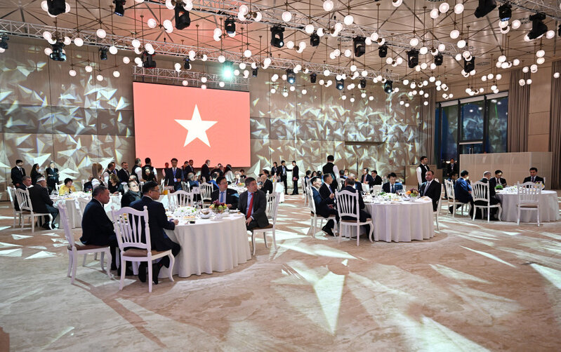 İlham Əliyevin adından Vyetnamlı Baş katibin şərəfinə dövlət ziyafəti verilib - FOTOLAR
