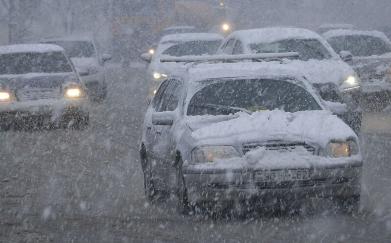 Bakıda və rayonlarda qar yağacaq, temperatur 8-10 dərəcə aşağı enəcək - XƏBƏRDARLIQ