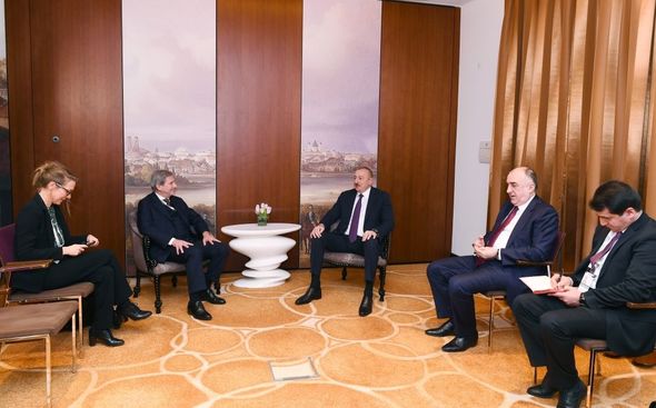 Prezident Avropa İttifaqının komissarı ilə görüşüb - FOTO