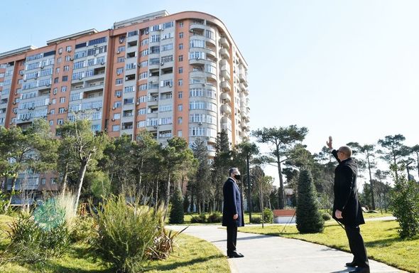 İlham Əliyev və Mehriban Əliyeva Yasamalda parkın açılışında - YENİLƏNİB+FOTO/VİDEO