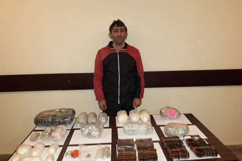 Sərhədçilər 12 kiloqrama yaxın narkotik və psixotrop maddəni dövriyyədən çıxarıblar