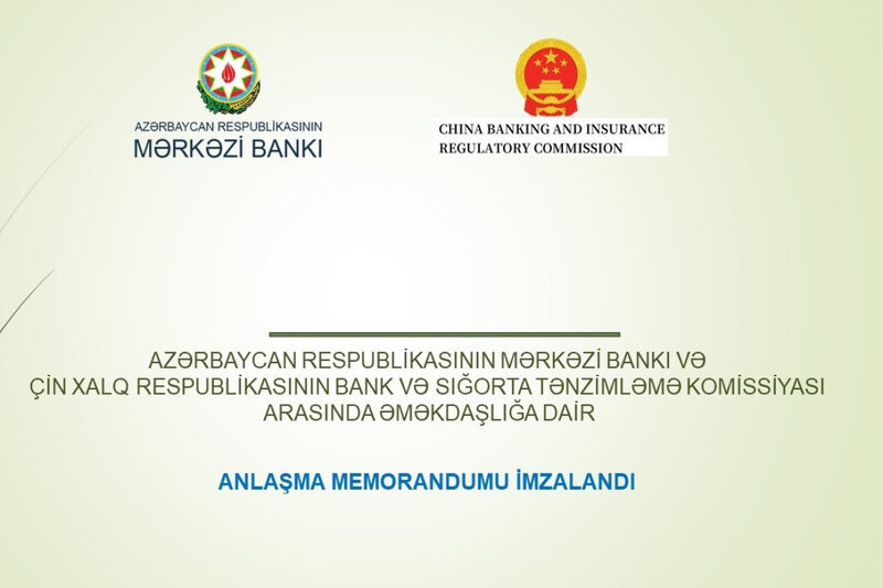 AMB Çinin Bank və Sığorta Tənzimləmə Komissiyası ilə əməkdaşlıq edəcək