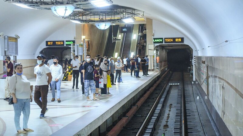 Bakı metrosunda yanğın