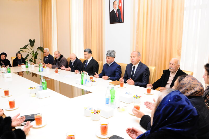 Göygöldə şəhid ailələri ilə görüşlər keçirilir - FOTOLAR