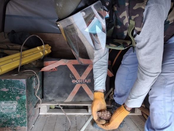 Bakıda əl qumbarası tapıldı - FOTO