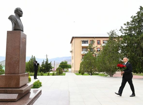 İlham Əliyev Ordubadın su təchizatı layihəsinin açılışında iştirak edib - YENİLƏNİB+FOTO