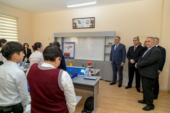 Salyanda Heydər Əliyev Fondunun təşəbbüsü ilə yeni məktəb binası inşa olunub - FOTO