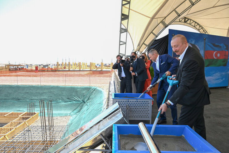 İlham Əliyev və Pelleqrini Baş Qərvənddə - Fotolar